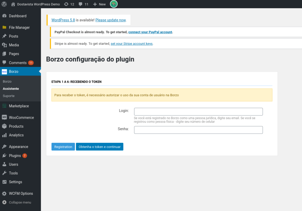 registo - borzo app
